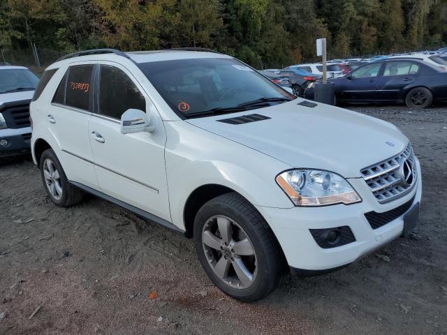 4JGBB8GB4BA746095 - 2011 MERCEDES-BENZ ML 350 4MATIC WHITE photo 4