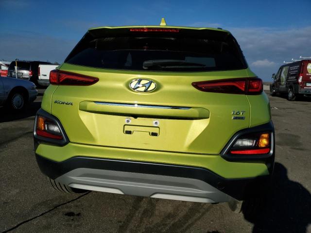 KM8K3CA51LU506800 - 2020 HYUNDAI KONA LIMITED GREEN photo 6