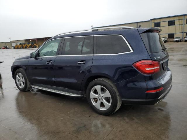 4JGDF6EE9HA856096 - 2017 MERCEDES-BENZ GLS 450 4MATIC BLUE photo 2