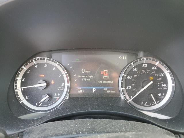 5TDGZRBH6NS579186 - 2022 TOYOTA HIGHLANDER XLE BURGUNDY photo 9