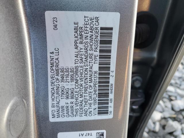 19XFL2H81PE013736 - 2023 HONDA CIVIC SPORT 银色 照片 12