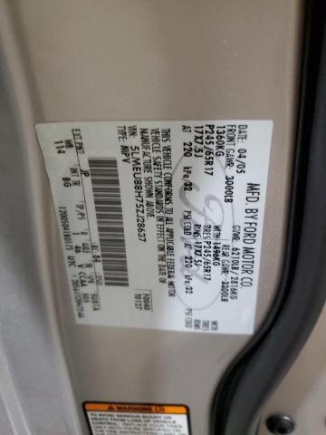 5LMEU88H75ZJ28637 - 2005 LINCOLN AVIATOR 银色 照片 13