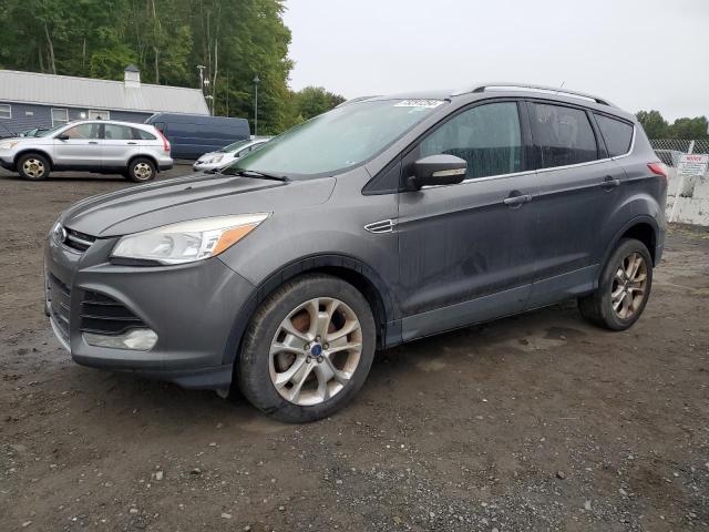 1FMCU9J94EUA30701 - 2014 FORD ESCAPE TITANIUM GRAY photo 1