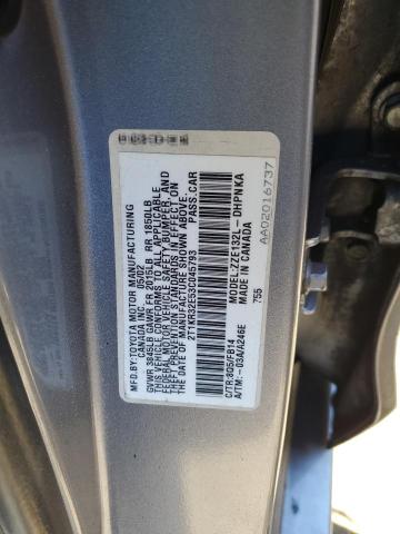 2T1KR32E53C045793 - 2003 TOYOTA COROLLA MA XR BLUE photo 13