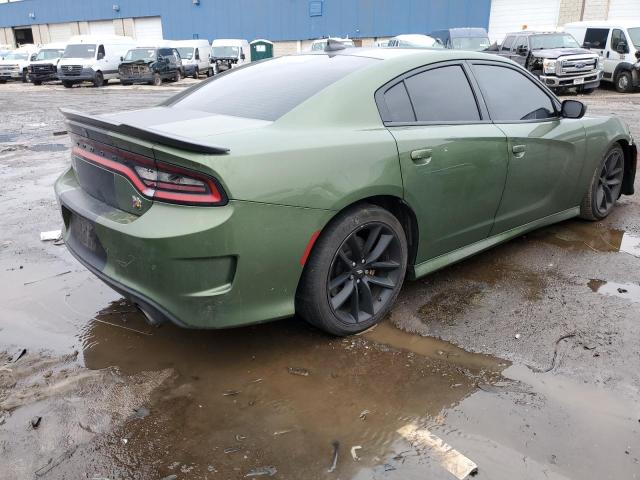 2C3CDXGJ1KH756609 - 2019 DODGE CHARGER SCAT PACK GREEN photo 3