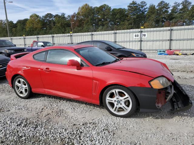 KMHHN65F74U142148 - 2004 HYUNDAI TIBURON GT RED photo 4