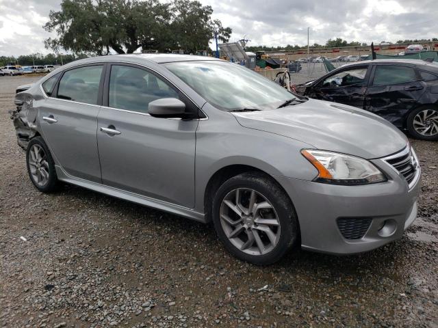 3N1AB7AP5EY281991 - 2014 NISSAN SENTRA S GRAY photo 4