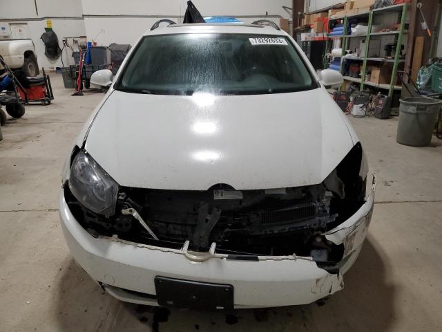 3VWML7AJXDM663956 - 2013 VOLKSWAGEN JETTA TDI WHITE photo 5