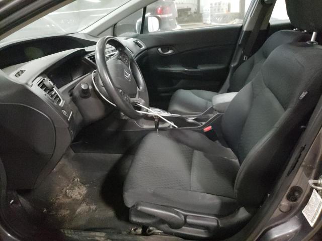 2HGFB2F5XFH505052 - 2015 HONDA CIVIC LX GRAY photo 7