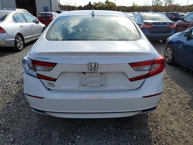 1HGCV1F11MA007593 - 2021 HONDA ACCORD LX WHITE photo 6