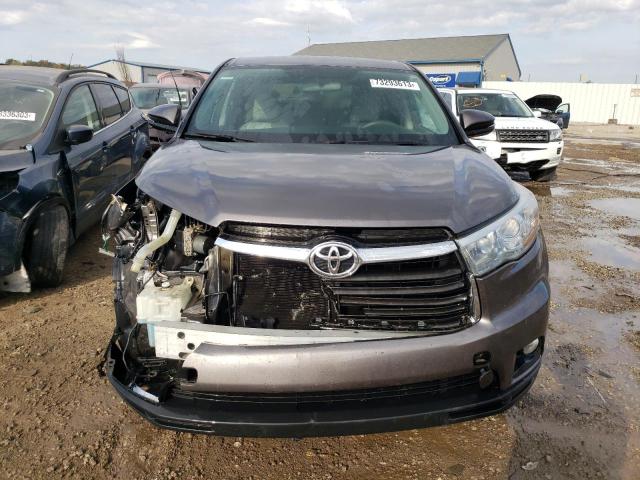 5TDZKRFH7FS060009 - 2015 TOYOTA HIGHLANDER LE GRAY photo 5