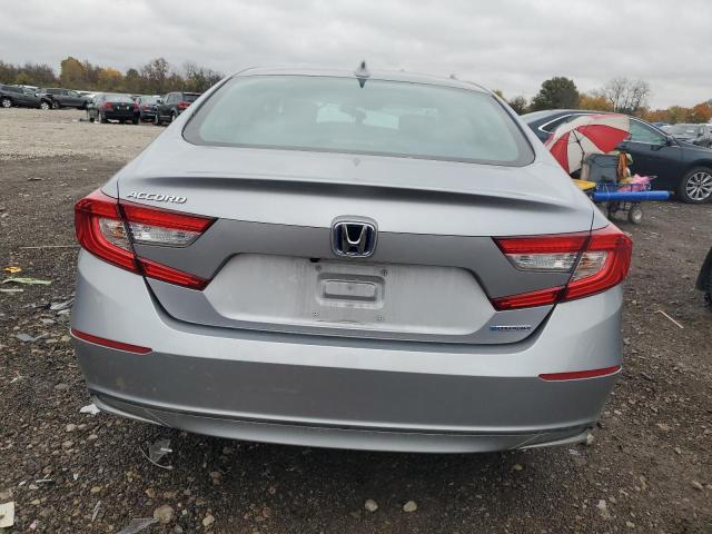 1HGCV3F40MA008594 - 2021 HONDA ACCORD HYBRID EX SILVER photo 6