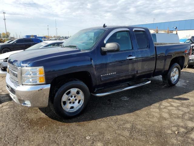 1GCRKSE77CZ161805 - 2012 CHEVROLET 1500 SILVE K1500 LT BLUE photo 1