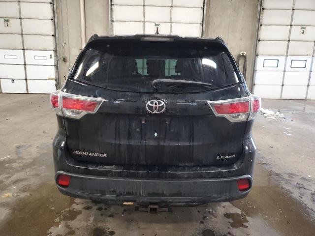 5TDBKRFH1FS141301 - 2015 TOYOTA HIGHLANDER LE BLACK photo 6