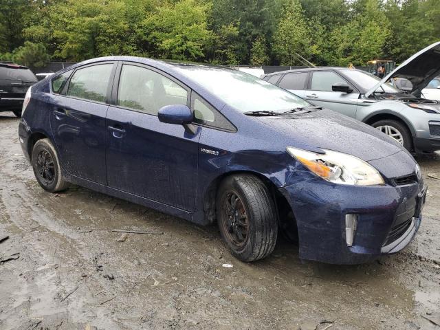 JTDKN3DUXD0351724 - 2013 TOYOTA PRIUS BLUE photo 4