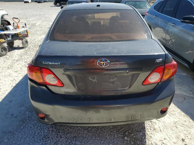 JTDBL40E299059398 - 2009 TOYOTA COROLLA BASE BLACK photo 6