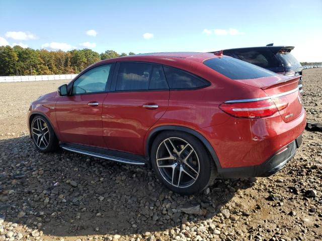 4JGED6EBXKA140511 - 2019 MERCEDES-BENZ GLE COUPE 43 AMG BURGUNDY photo 2