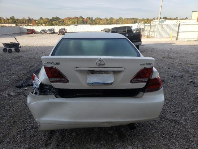 JTHBA30G765148631 - 2006 LEXUS ES 330 WHITE photo 6