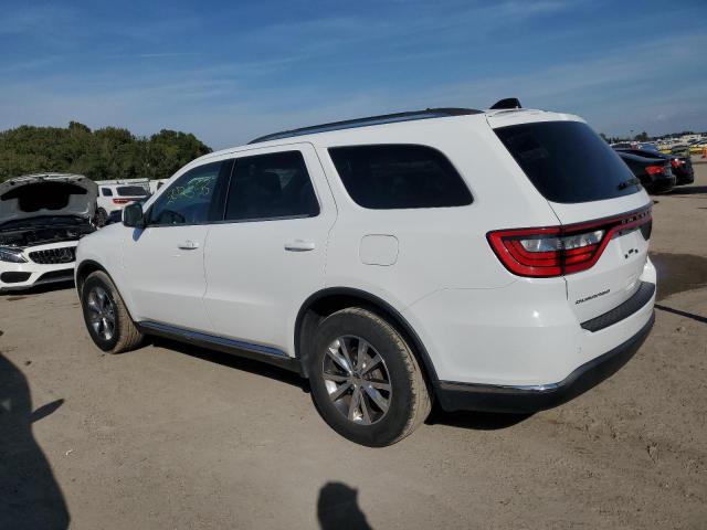 1C4RDHDG3GC361250 - 2016 DODGE DURANGO LIMITED WHITE photo 2