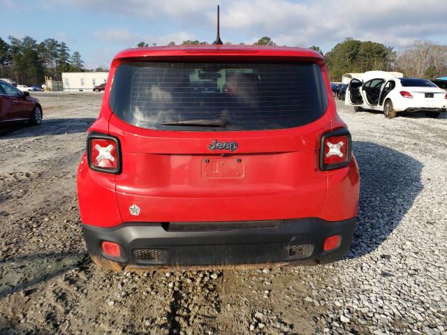 ZACCJAAT7GPC69884 - 2016 JEEP RENEGADE SPORT RED photo 6