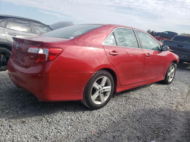 4T1BF1FK8EU844689 - 2014 TOYOTA CAMRY L RED photo 3