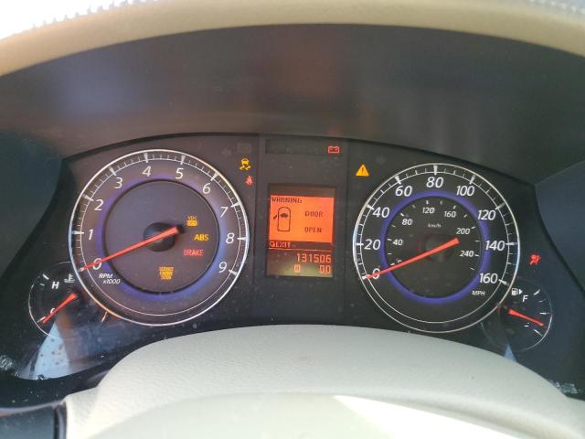 JN1AJ0HR5AM753993 - 2010 INFINITI EX35 BASE შავი ფოტო 9