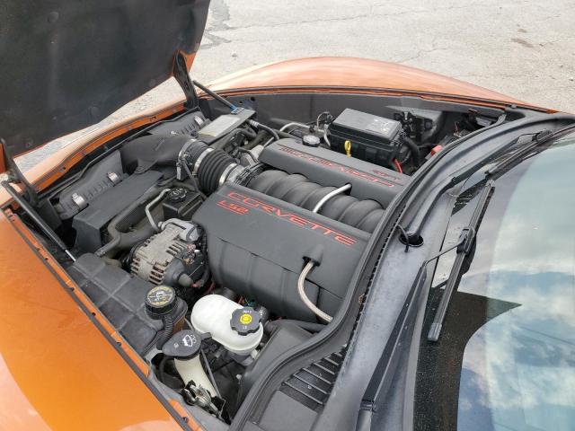 1G1YY26U875100015 - 2007 CHEVROLET CORVETTE ORANGE photo 11