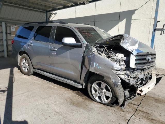 5TDBY64A38S017391 - 2008 TOYOTA SEQUOIA SR5 SILVER photo 4