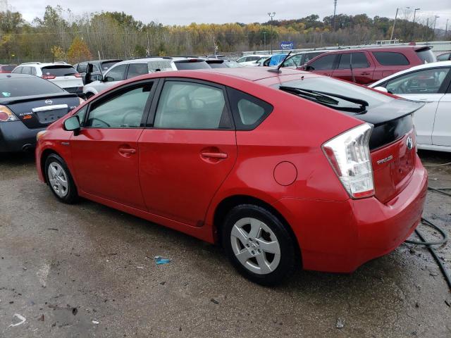 JTDKN3DU6A0124834 - 2010 TOYOTA PRIUS RED photo 2