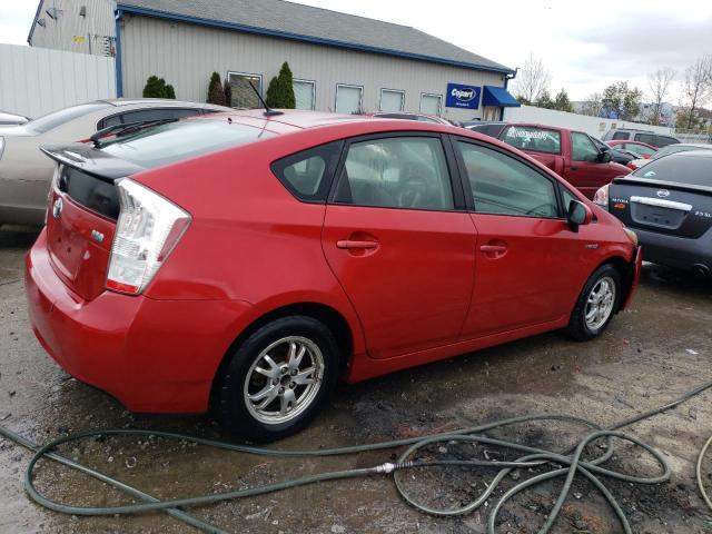 JTDKN3DU6A0124834 - 2010 TOYOTA PRIUS RED photo 3