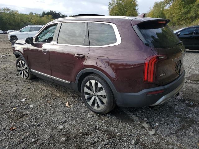 5XYP3DHC5LG054484 - 2020 KIA TELLURIDE EX BURGUNDY photo 2