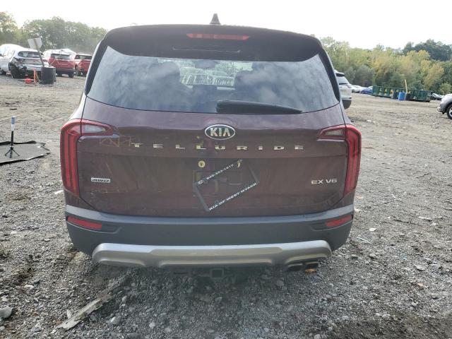 5XYP3DHC5LG054484 - 2020 KIA TELLURIDE EX BURGUNDY photo 6