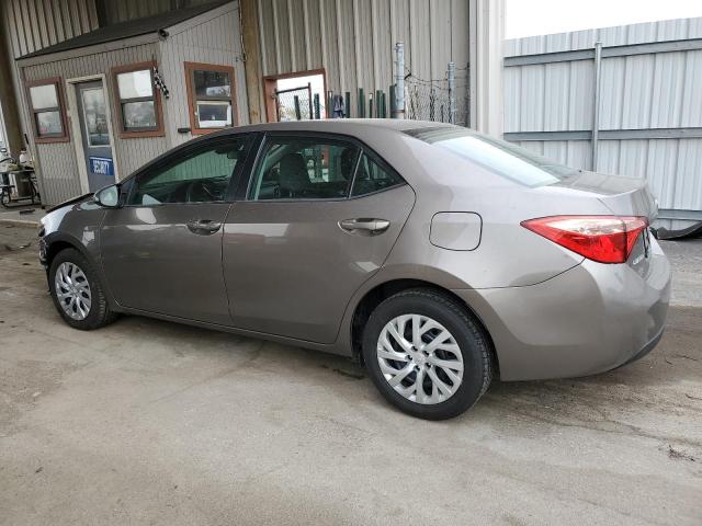 2T1BURHE7JC117325 - 2018 TOYOTA COROLLA L GRAY photo 2