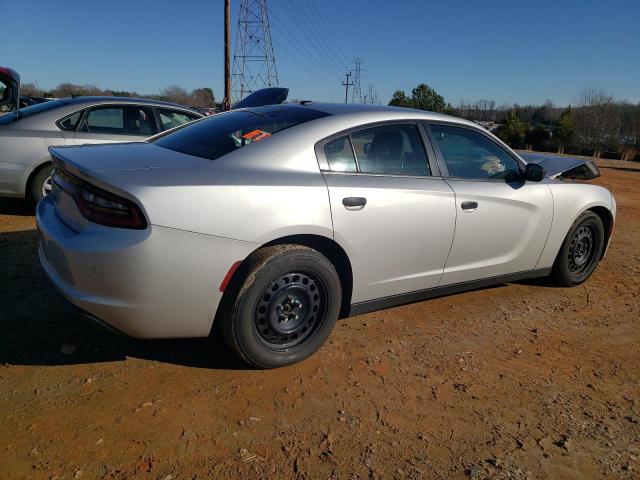 2C3CDXKT9FH796242 - 2015 DODGE CHARGER POLICE SILVER photo 3