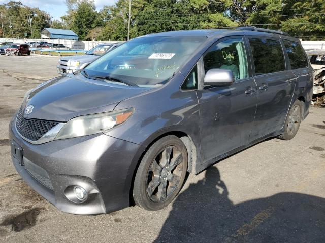 5TDXK3DC8CS207770 - 2012 TOYOTA SIENNA SPORT GRAY photo 1