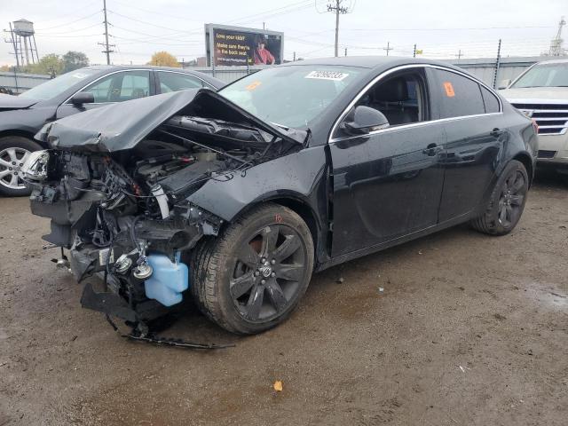 2G4GR5EKXC9133351 - 2012 BUICK REGAL BLACK photo 1