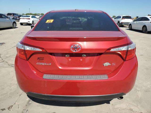 5YFBURHEXFP260387 - 2015 TOYOTA COROLLA L RED photo 6