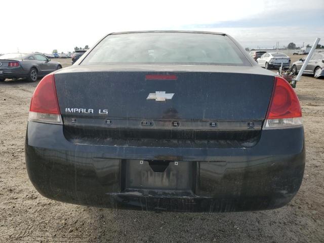 2G1WB55K969256057 - 2006 CHEVROLET IMPALA LS BLACK photo 6