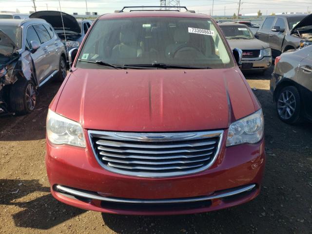 2C4RC1CG9CR199668 - 2012 CHRYSLER TOWN & COU TOURING L BURGUNDY photo 5