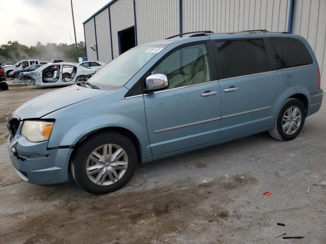 2A4RR6DX0AR240271 - 2010 CHRYSLER TOWN & COU LIMITED BLUE photo 1