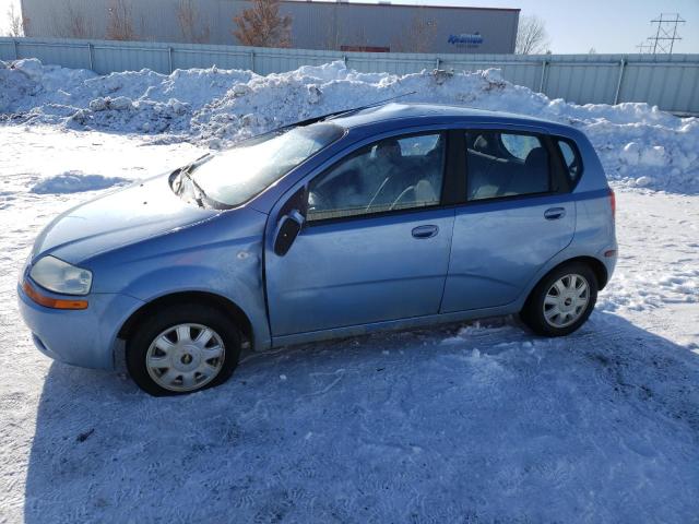 KL1TD62635B403379 - 2005 CHEVROLET AVEO BASE BLUE photo 1