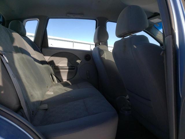 KL1TD62635B403379 - 2005 CHEVROLET AVEO BASE BLUE photo 10