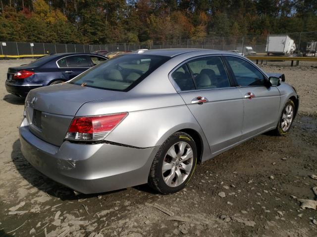 1HGCP2F86AA080483 - 2010 HONDA ACCORD EXL SILVER photo 3