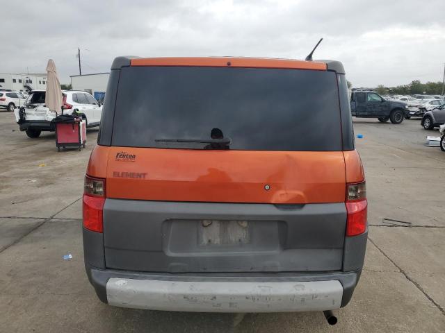 5J6YH28583L046874 - 2003 HONDA ELEMENT EX ORANGE photo 6