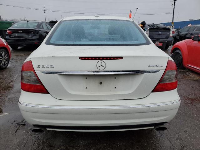 WDBUF87XX9B431060 - 2009 MERCEDES-BENZ E 350 4MATIC WHITE photo 6