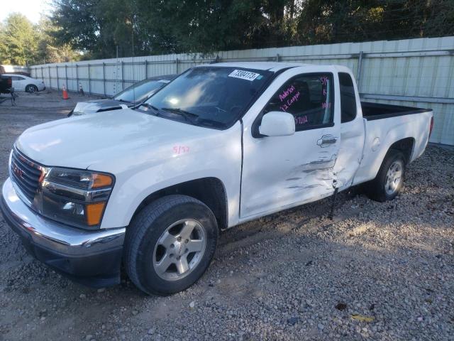 1GTE5MF91C8138138 - 2012 GMC CANYON SLE WHITE photo 1