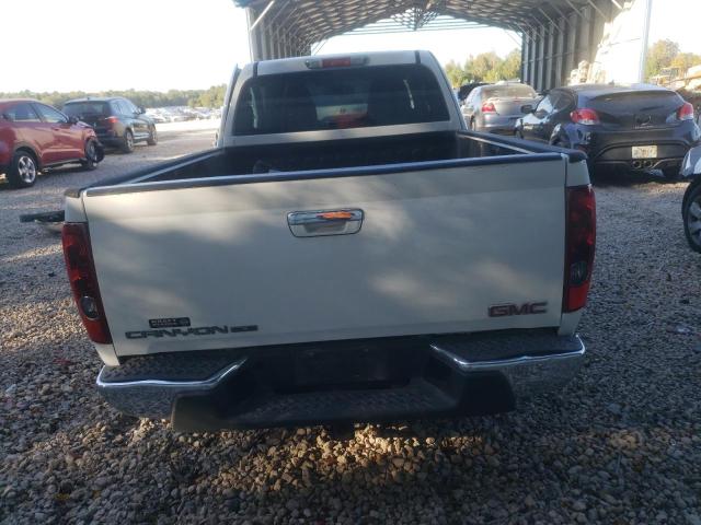 1GTE5MF91C8138138 - 2012 GMC CANYON SLE WHITE photo 6