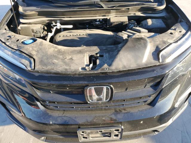 5FNYF5H21NB016849 - 2022 HONDA PILOT SE BLACK photo 12