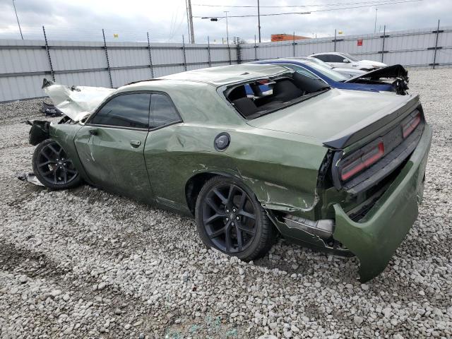 2C3CDZAG4MH552396 - 2021 DODGE CHALLENGER SXT GREEN photo 2