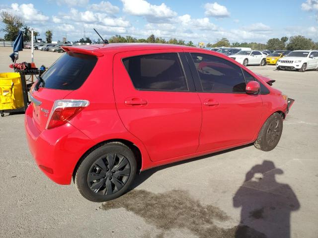 JTDKTUD38ED584496 - 2014 TOYOTA YARIS RED photo 3